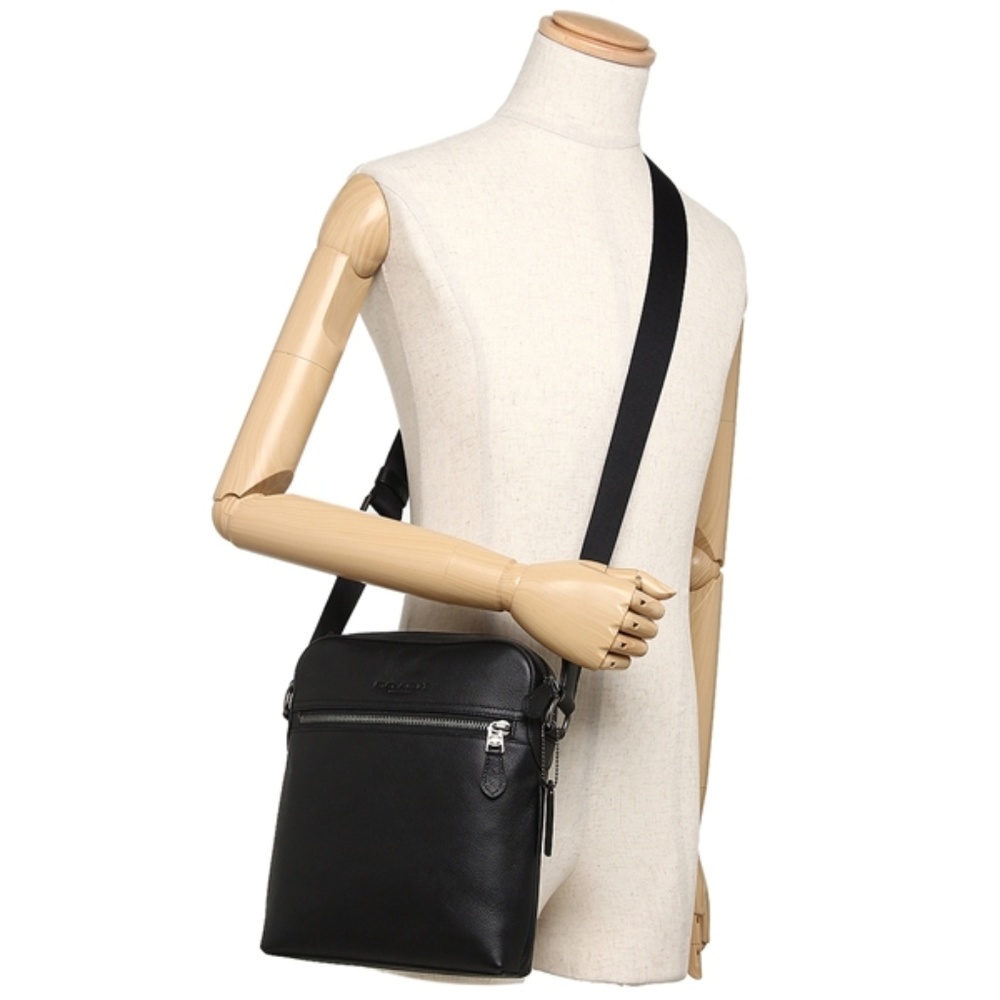 NWT Coach Houston Flight Bag Leather Crossbody - Picture 2 of 8